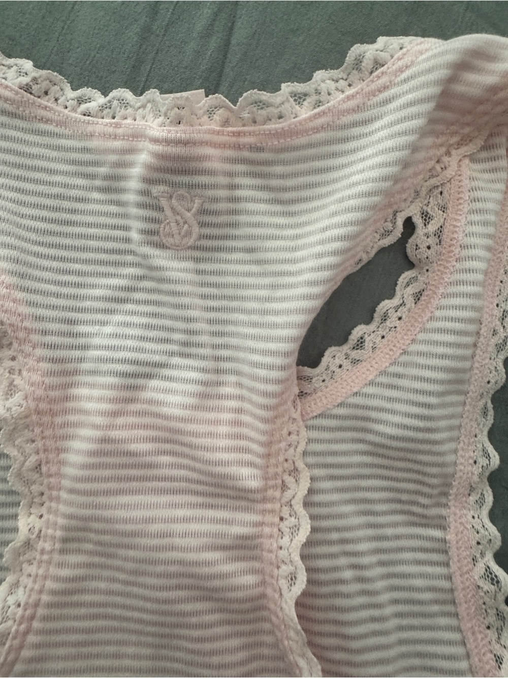 Victoria's Secret Light Pink Ribbed Tank & Wide-Leg Lounge Set - Picture 7 of 9
